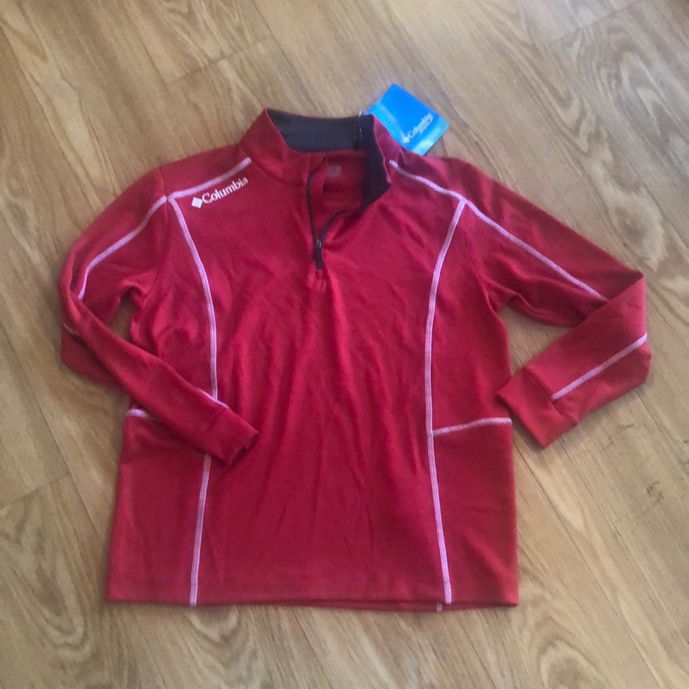 Columbia kids Shotgun pullover. L. NWT